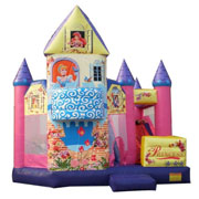 bouncer inflatable princess jumping casltes